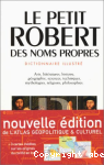 Dictionnaire Le petit Robert des noms propres